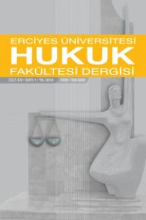 Erciyes Üniversitesi Hukuk Fakültesi Dergisi-Cover