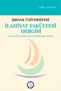 Şırnak Üniversitesi İlahiyat Fakültesi Dergisi-Cover