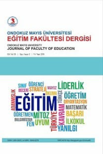 Ondokuz Mayıs Üniversitesi Eğitim Fakültesi Dergisi-Cover