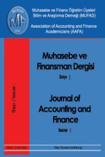 Muhasebe ve Finansman Dergisi-Cover