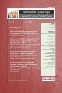 BİLTÜRK Ekonomi ve İlişkili Çalışmalar Dergisi-Cover