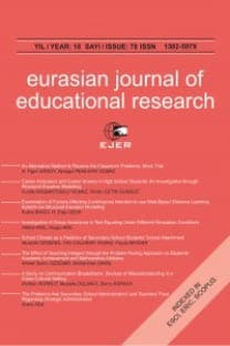 Eurasian Journal of Educational Research-Cover