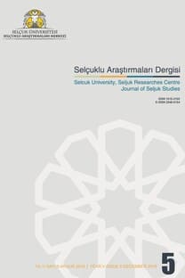 Selçuklu Araştırmaları Dergisi-Cover