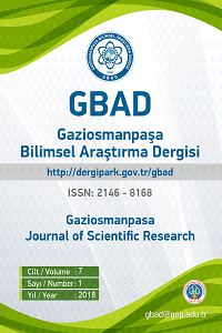 Gaziosmanpaşa Bilimsel Araştırma Dergisi-Cover