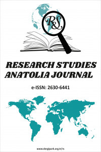 R&S - Research Studies Anatolia Journal-Cover