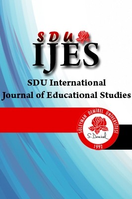 SDU International Journal of Educational Studies-Cover