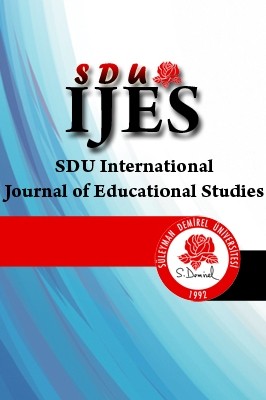 SDU International Journal of Educational Studies-Cover