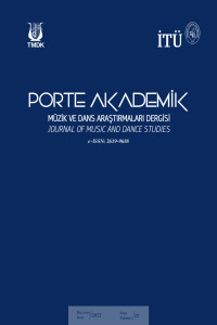 Porte Akademik Müzik ve Dans Araştırmaları Dergisi-Cover