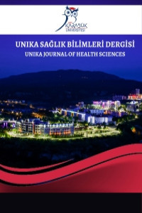 Unika Sağlık Bilimleri Dergisi-Cover