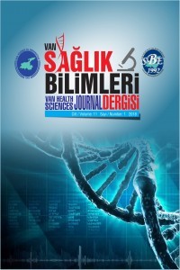 Van Sağlık Bilimleri Dergisi-Cover