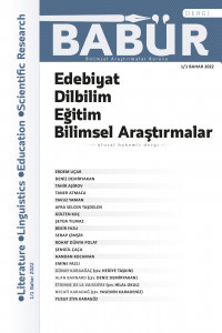 Edebiyat Dilbilim Eğitim ve Bilimsel Araştırmalar Dergisi-Cover