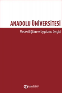 Anadolu Üniversitesi Mesleki Eğitim ve Uygulama Dergisi-Cover