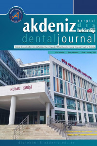 Akdeniz Diş Hekimliği Dergisi-Cover