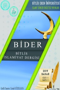 Bitlis İslamiyat Dergisi-Cover