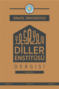 Bingöl Üniversitesi Yaşayan Diller Enstitüsü Dergisi
