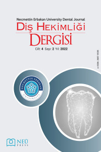 Necmettin Erbakan Üniversitesi Diş Hekimliği Dergisi