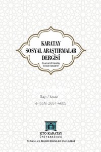 Karatay Sosyal Araştırmalar Dergisi-Cover