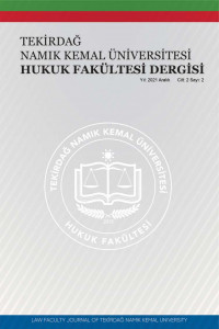 Tekirdağ Namık Kemal Üniversitesi Hukuk Fakültesi Dergisi-Cover