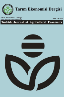 Tarım Ekonomisi Dergisi-Cover