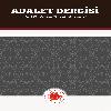 Adalet Dergisi -Cover