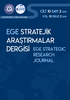 EGE STRATEJİK ARAŞTIRMALAR DERGİSİ-Cover