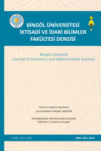 Bingöl Üniversitesi İktisadi ve İdari Bilimler Fakültesi Dergisi-Cover