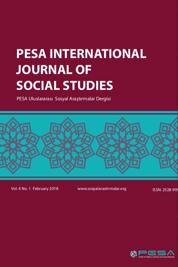 PESA Uluslararası Sosyal Araştırmalar Dergisi-Cover