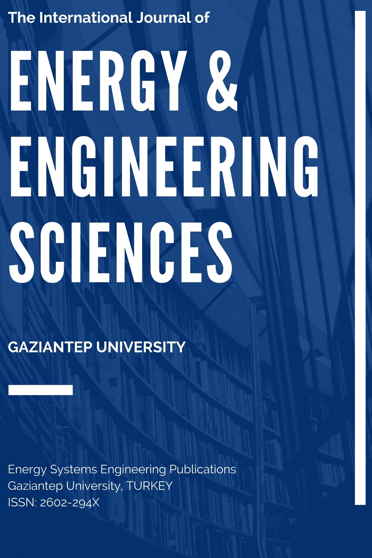 The International Journal of Energy and Engineering Sciences-Cover