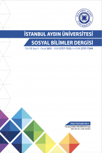 İstanbul Aydın Üniversitesi Sosyal Bilimler Dergisi-Cover