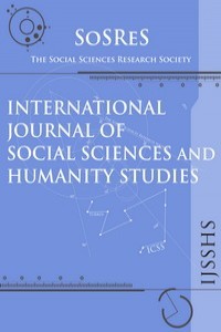 International Journal of Social Sciences and Humanity Studies-Cover