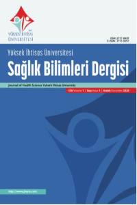Yüksek İhtisas Üniversitesi Sağlık Bilimleri Dergisi-Cover