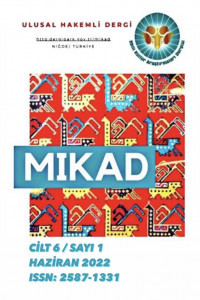 Milli Kültür Araştırmaları Dergisi-Cover