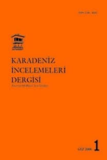 Karadeniz İncelemeleri Dergisi-Cover