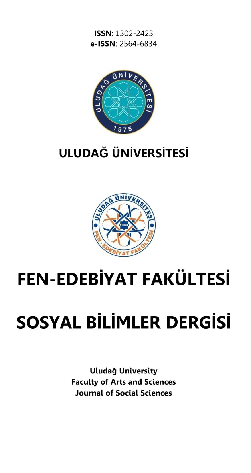 Uludağ Üniversitesi Fen-Edebiyat Fakültesi Sosyal Bilimler Dergisi