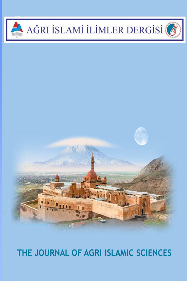 Ağrı İslami İlimler Dergisi-Cover