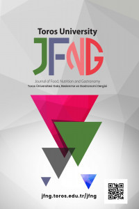 Toros University Journal of Food Nutrition and Gastronomy-Cover
