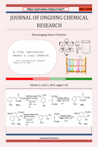 Journal of Ongoing Chemical Research-Cover