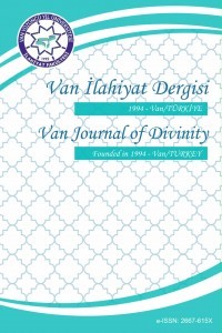 Van İlahiyat Dergisi-Cover