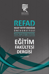 Recep Tayyip Erdoğan Üniversitesi Eğitim Fakültesi Dergisi-Cover