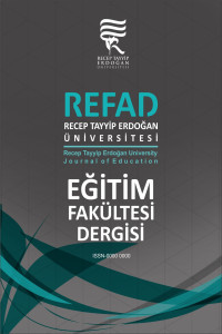 Recep Tayyip Erdoğan Üniversitesi Eğitim Fakültesi Dergisi-Cover