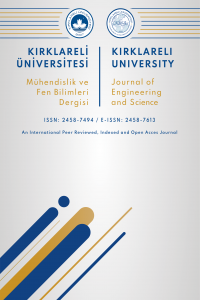Kırklareli Üniversitesi Mühendislik ve Fen Bilimleri Dergisi-Cover