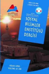 Ağrı İbrahim Çeçen Üniversitesi Sosyal Bilimler Enstitüsü Dergisi-Cover