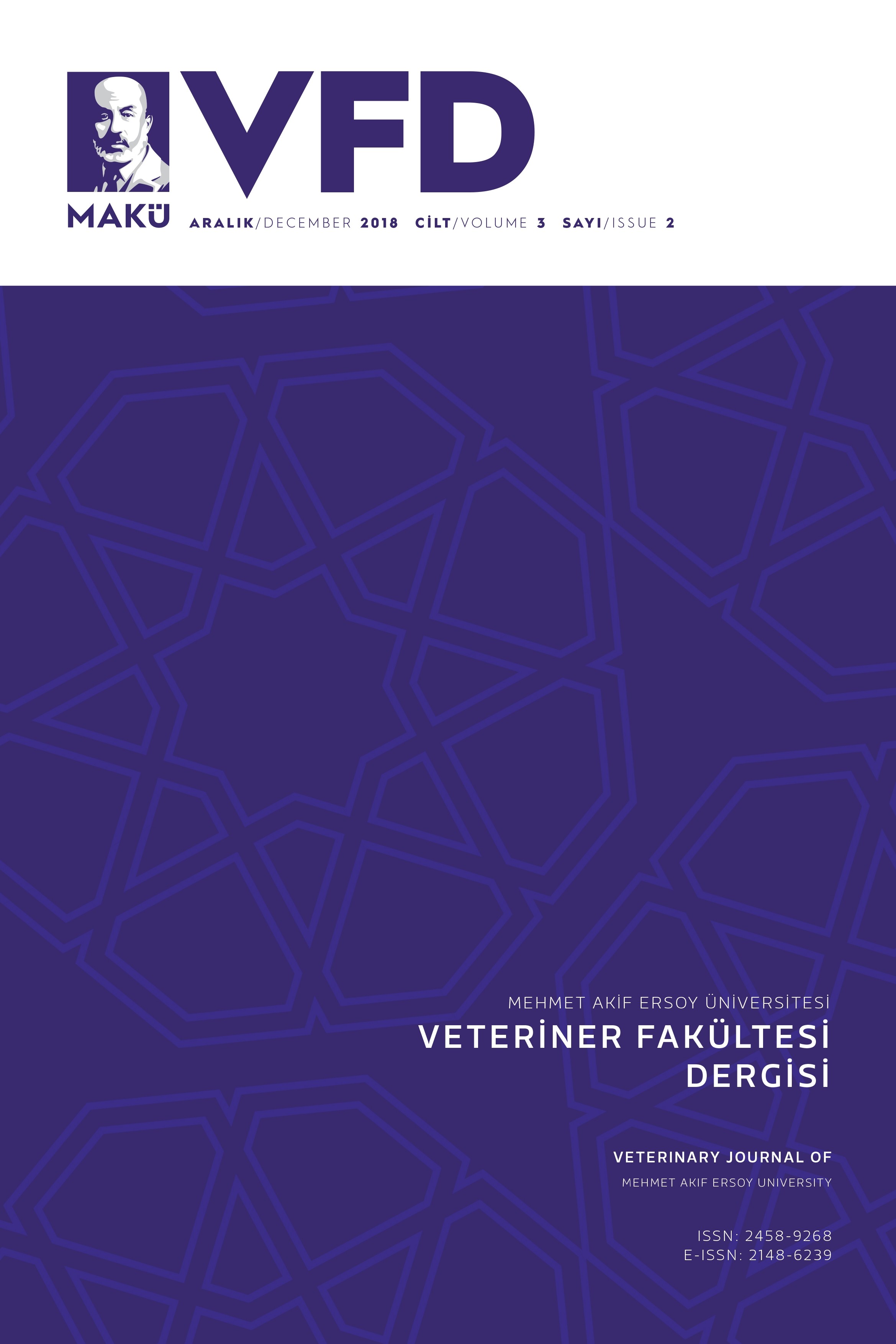 Veterinary Journal of Mehmet Akif Ersoy University