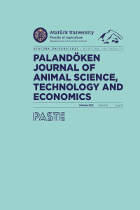 Palandöken Journal of Animal Sciences Technology and Economics-Cover