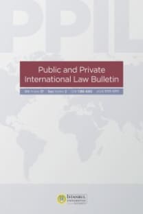 Public and Private International Law Bulletin-Cover