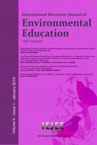 International Electronic Journal of Environmental Education-Cover