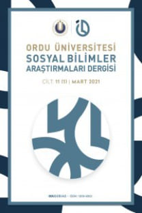 Ordu Üniversitesi Sosyal Bilimler Enstitüsü Sosyal Bilimler Araştırmaları Dergisi-Cover