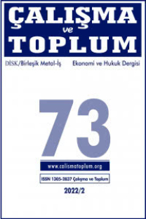 Çalışma ve Toplum-Cover