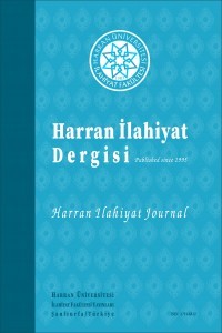 Harran İlahiyat Dergisi-Cover