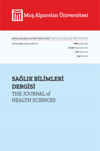Muş Alparslan Üniversitesi Sağlık Bilimleri Dergisi-Cover